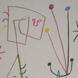 Joan Miró: Family with a Star - Signed Lithograph