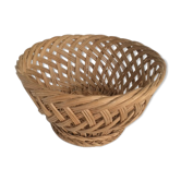 Basket rattan vintage empty type Pocket