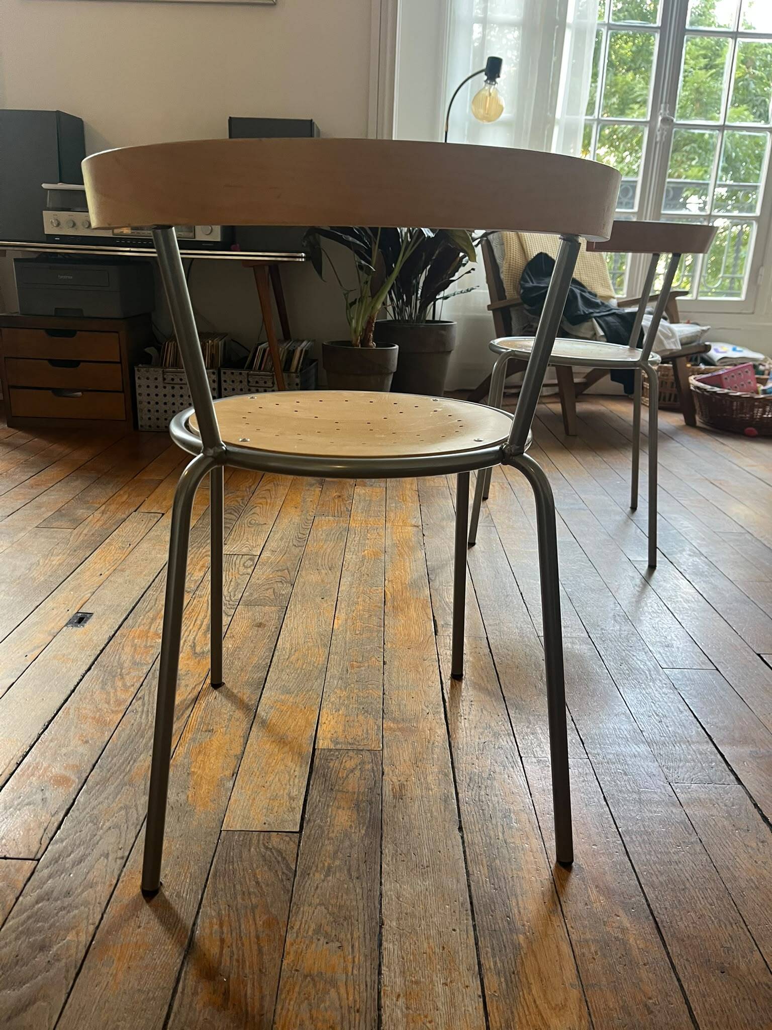 Lot de 5 chaises IKEA- Korpo, années 1990