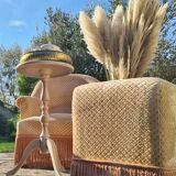 Pair of toad chairs and 1 ottoman