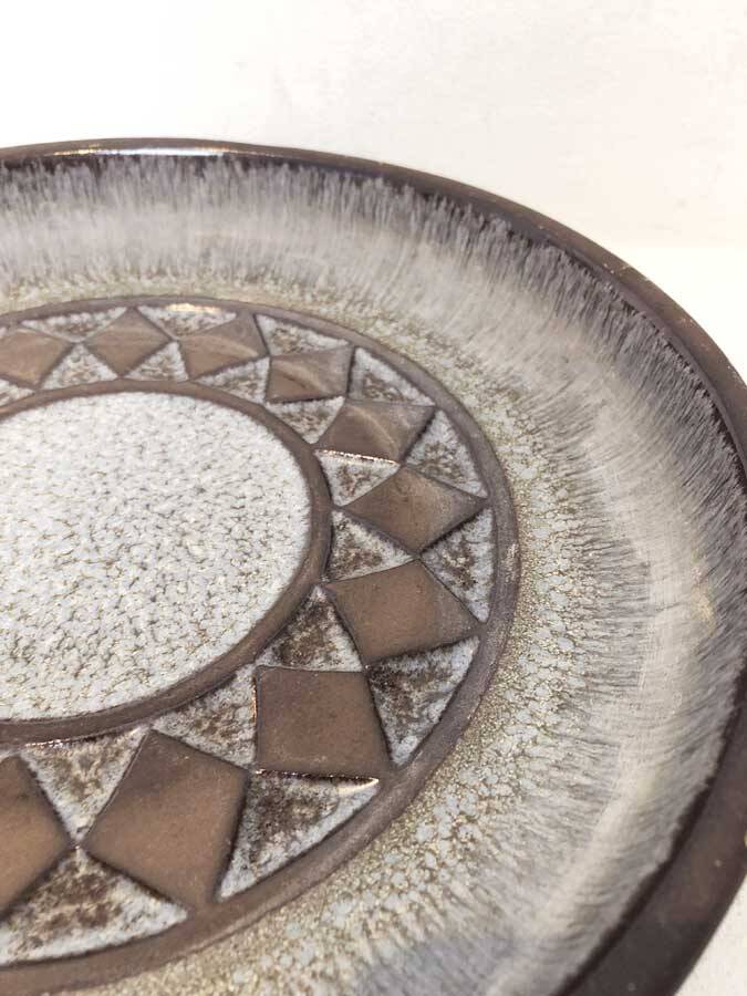 Scandinavian ceramic decorative plate – 1970s
