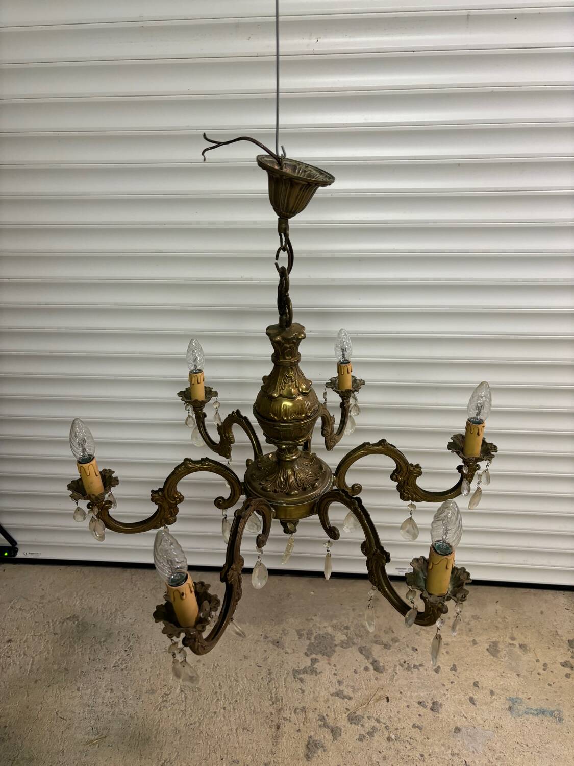 Lustre suspension en bronze