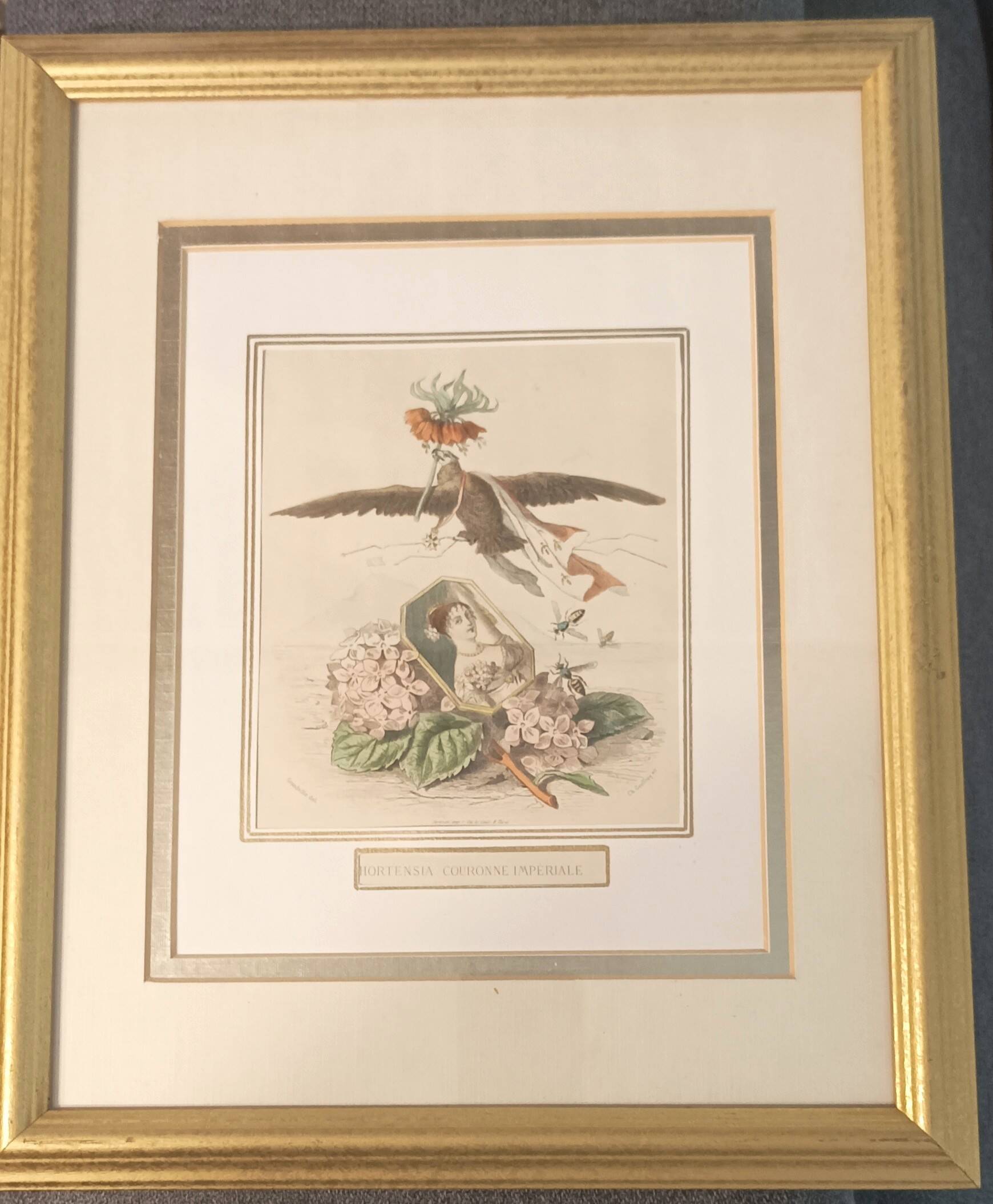 JJ Grandville Animated Flower Frame - Imperial Crown Hydrangea