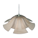 Suspension "fleur" rotin
