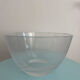 Pair of Large Salad Bowls in Modernist Crystal – Scandinavian Style / O