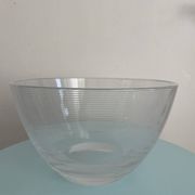 Pair of modernist salad bowls in Scandinavian style.