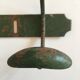 1900 green metal garden coat holder