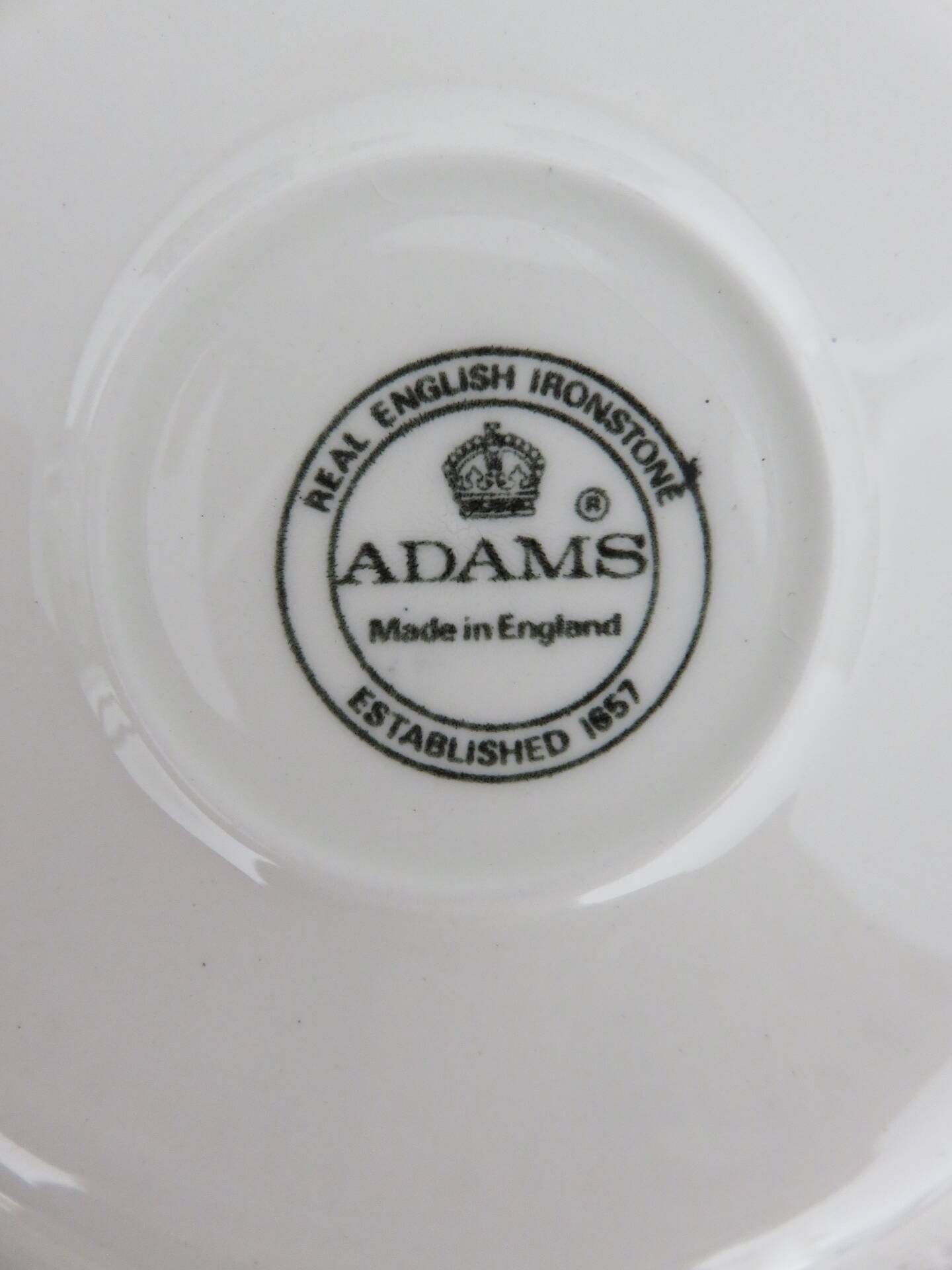 Service for 6 cups and saucers Adams England / Vintage English tableware