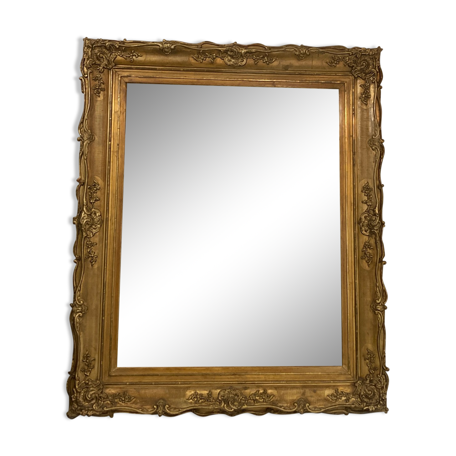 Golden mirror Louis XV 120x100cm