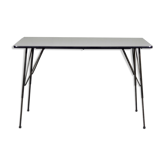 Industrial table with extendable legs