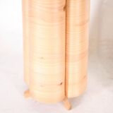 Pair of wooden lamps