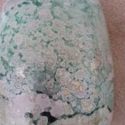 Large lacquered glass vase signed Jean-Noêl Bouillet