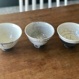 Trio of Raku bowls