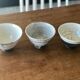 Trio de bols Raku