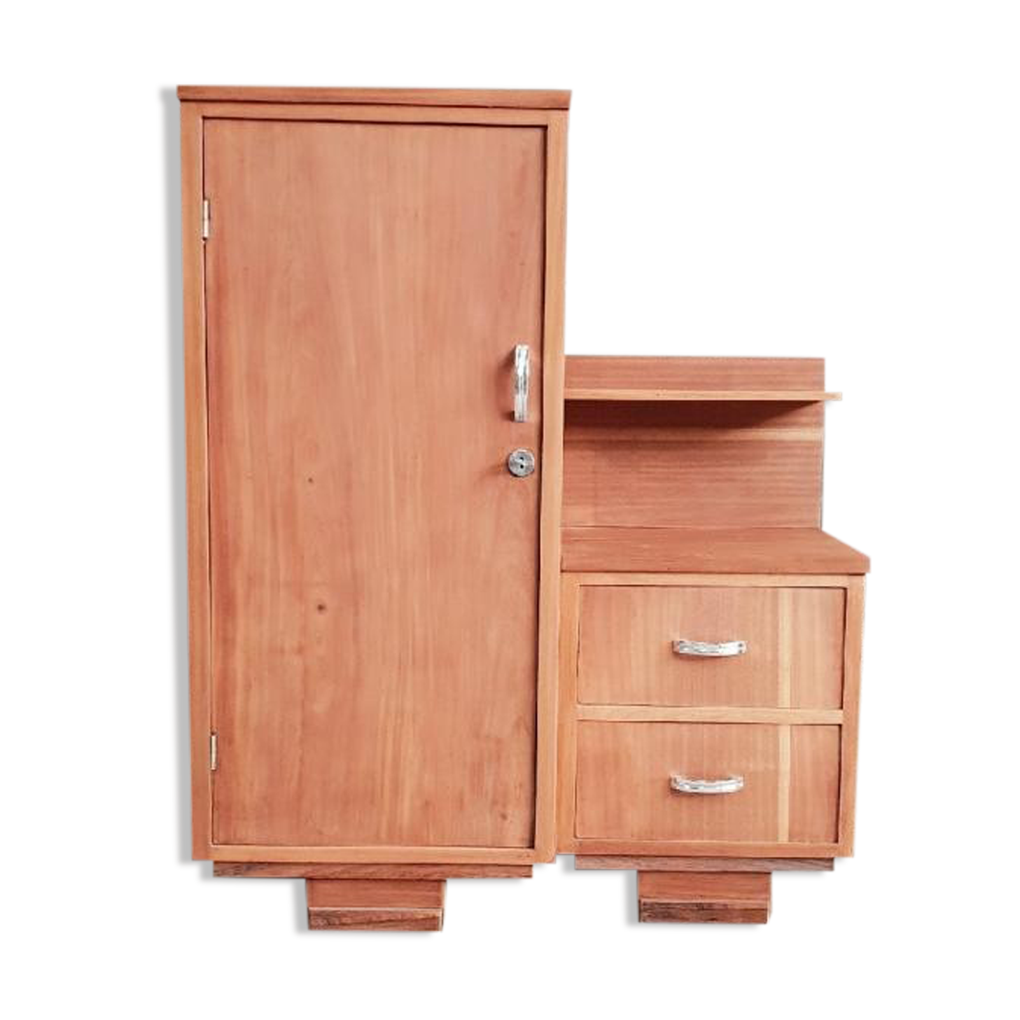 Vintage asymmetrical wardrobe