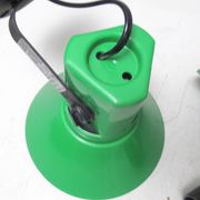Pair of Junior green spot wall lights Harveiluce Guzzini 1980s