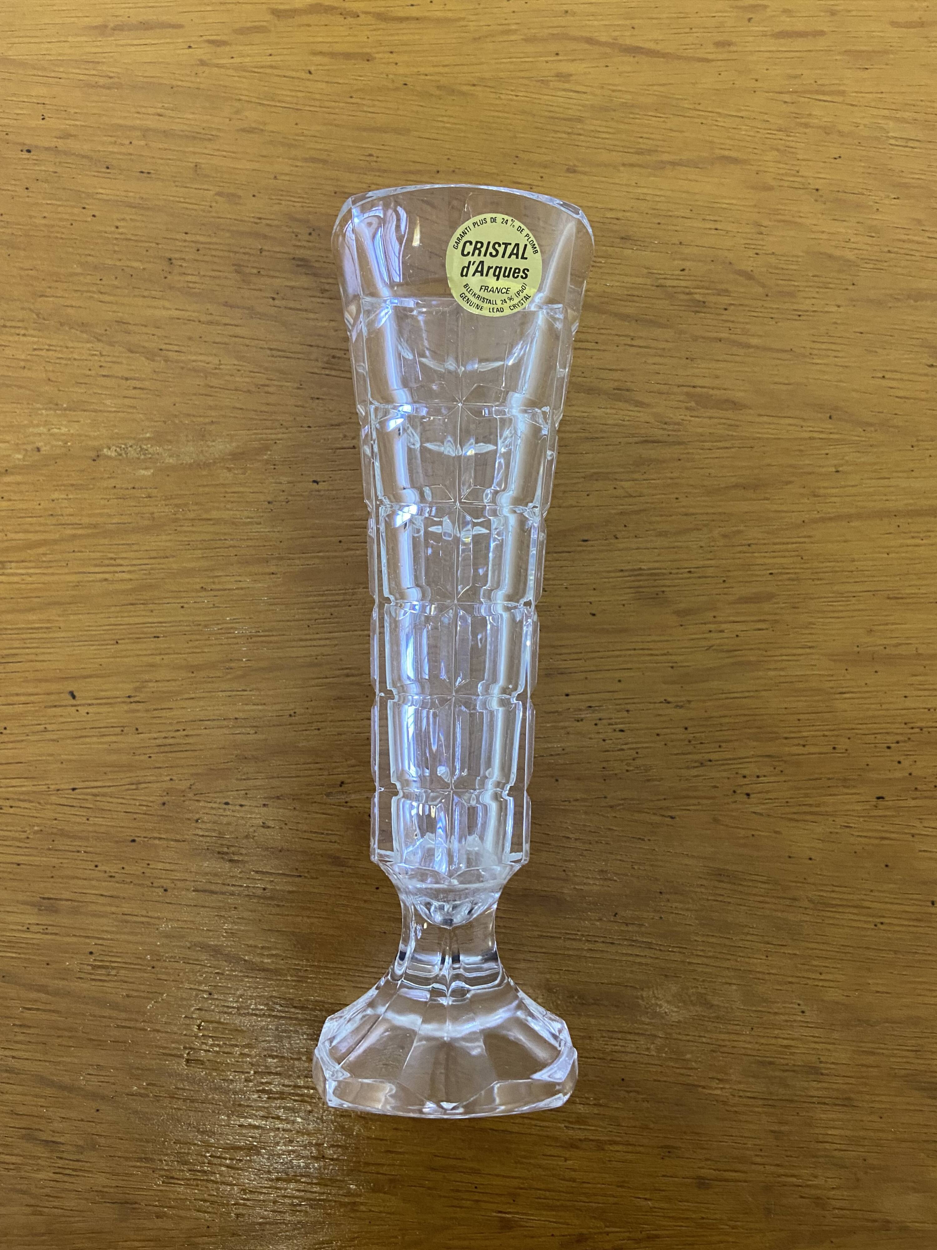 Crystal vase from Arques