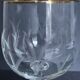 5 Cut crystal wine glasses