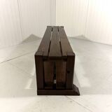 Large brutalist oak bench or wall table 1900’s