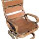 Fauteuil de Tito Agnoli relax bambou et cuir