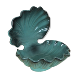 Empty pocket blue ceramic shell