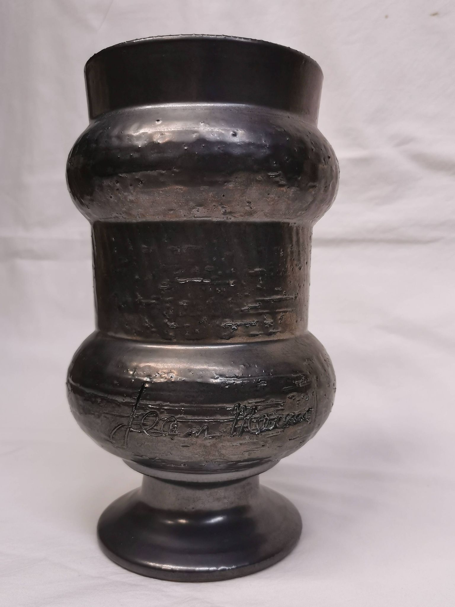 Pot, vase. ceramic signed jean marais.