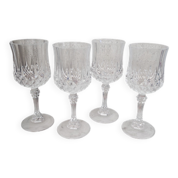 Crystal wine glasses