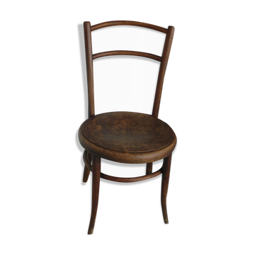 Chaise assise ronde sérigraphiée Fischel