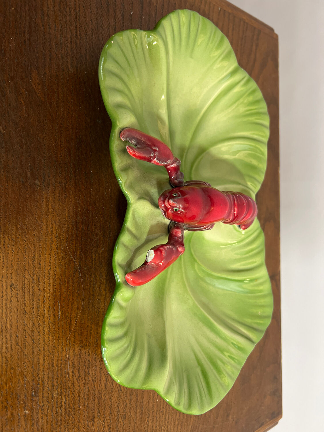 1950s Brad Keeler serving tray Lobster slip