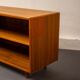 Mid-century low shelf in teak