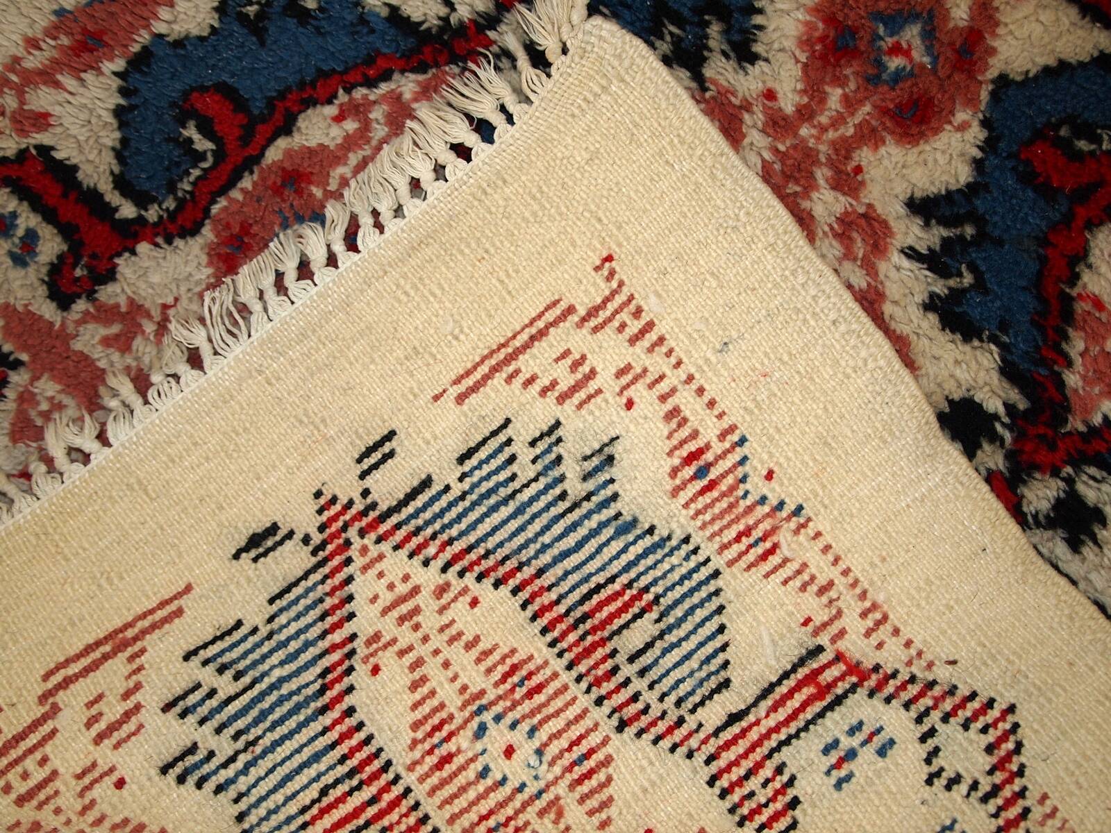 Tapis Berbère Vintage Marocain, Années 1970, Authenticité et Tradition