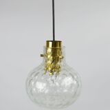 Glass pendant lamp, 1970s