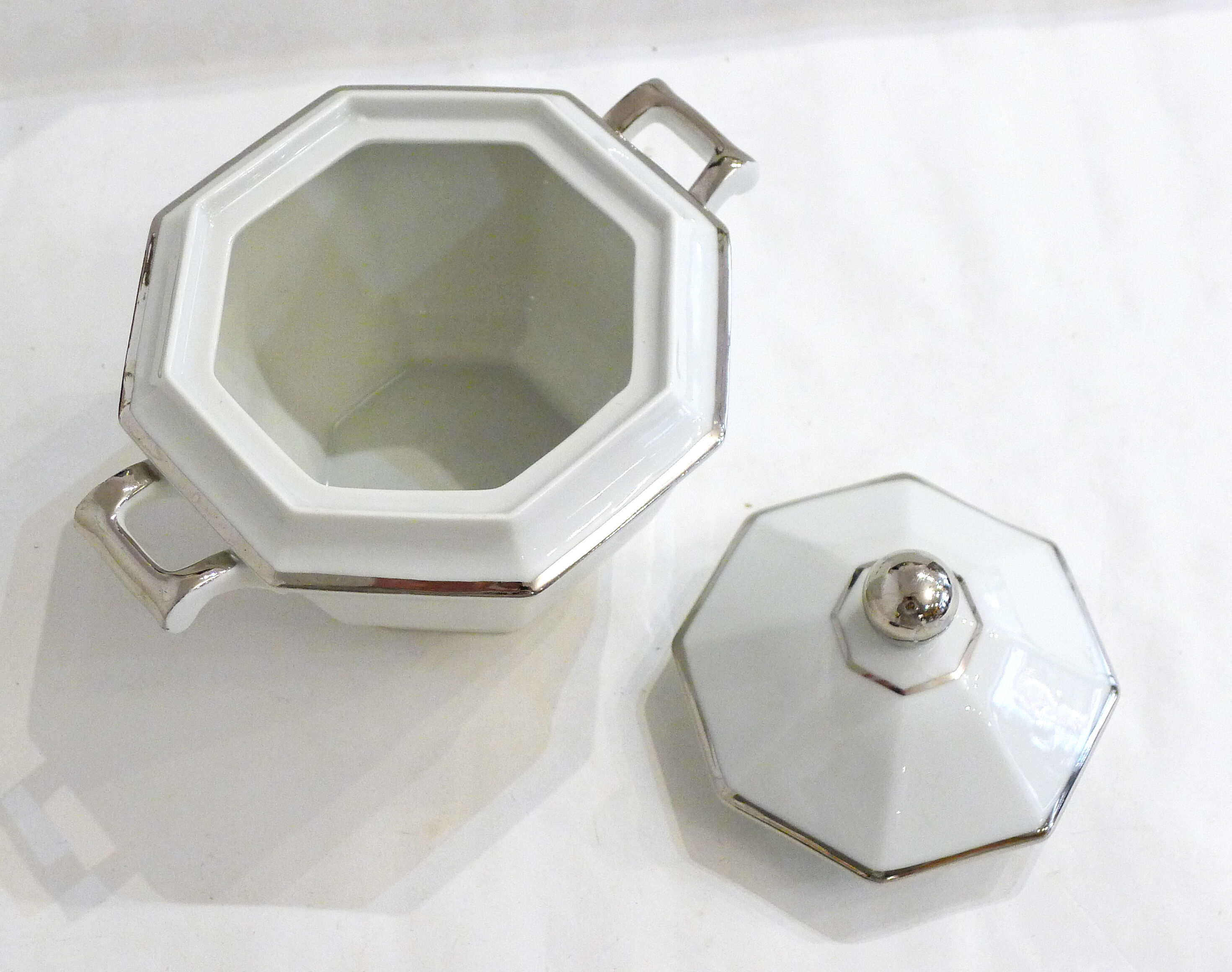 TLB Limoges Porcelain Art Deco Sugar