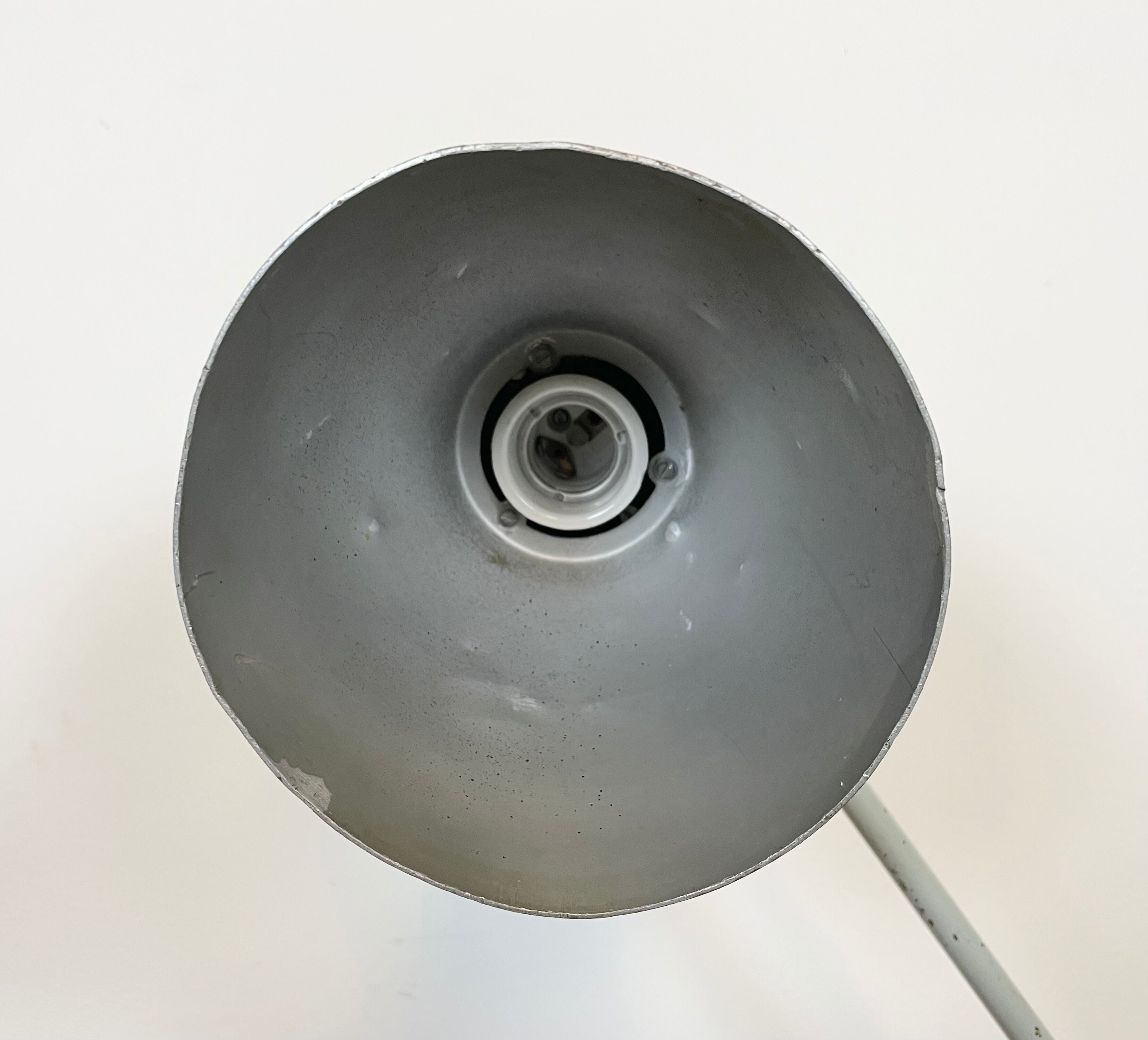 Black Industrial Table Lamp from Elektrosvit, 1970
