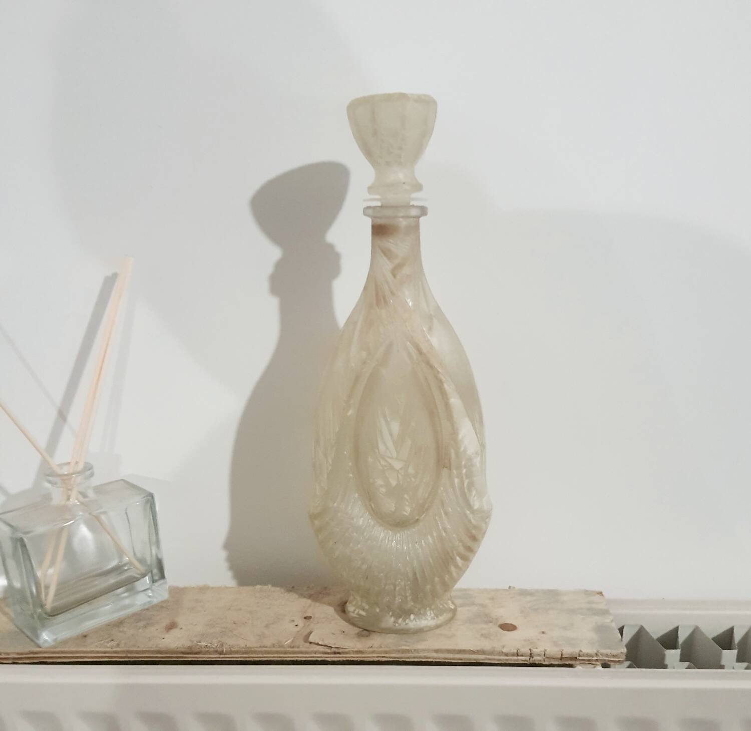 Vintage Italian polished glass carafe