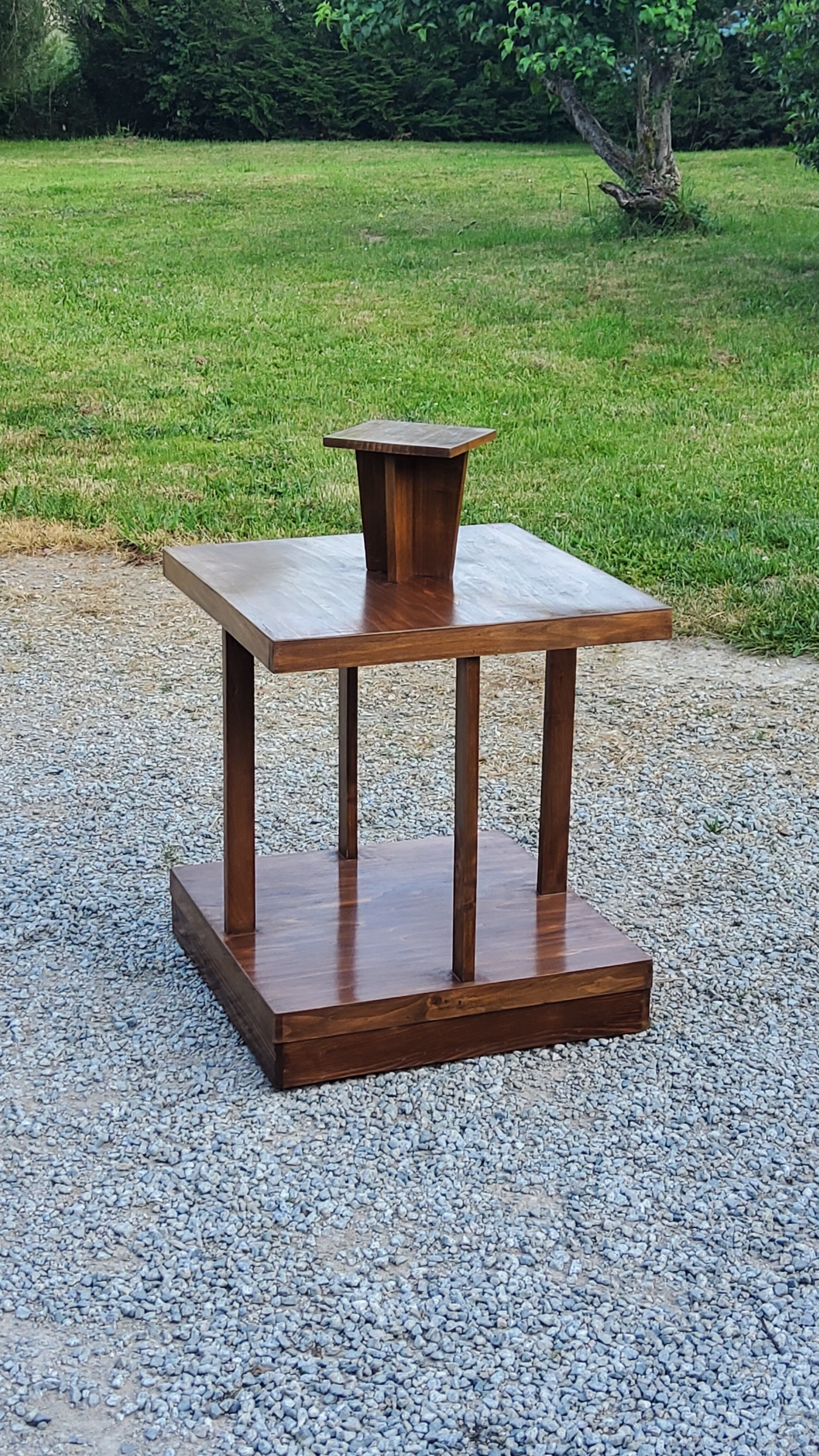 Art Deco pedestal table from the 30s