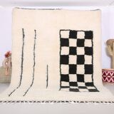 Handmade wool Berber rug 300X200 cm