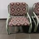 (Lot) 2 Italian armchairs from the 80s (restored)
