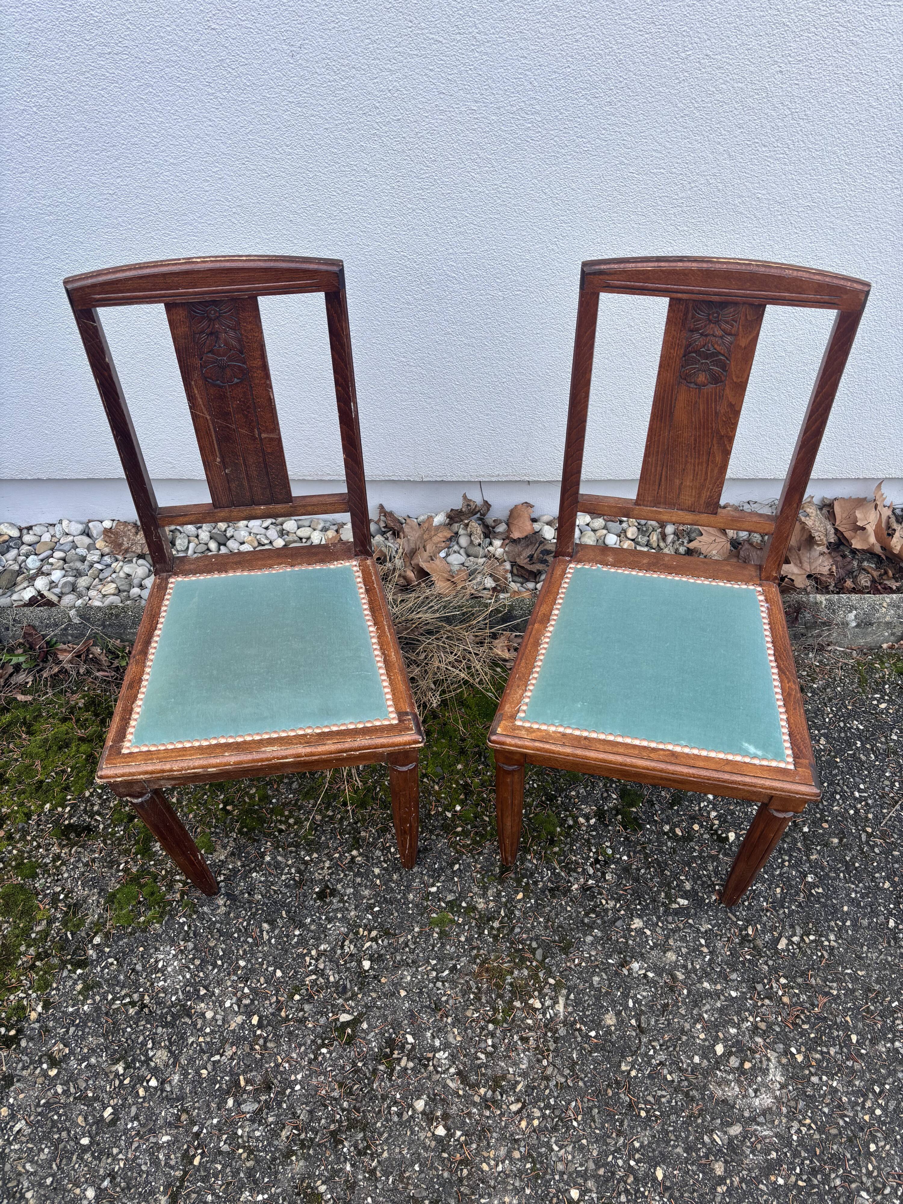Pair of Art Deco chairs