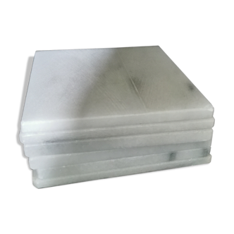 Marble glass bottle mats