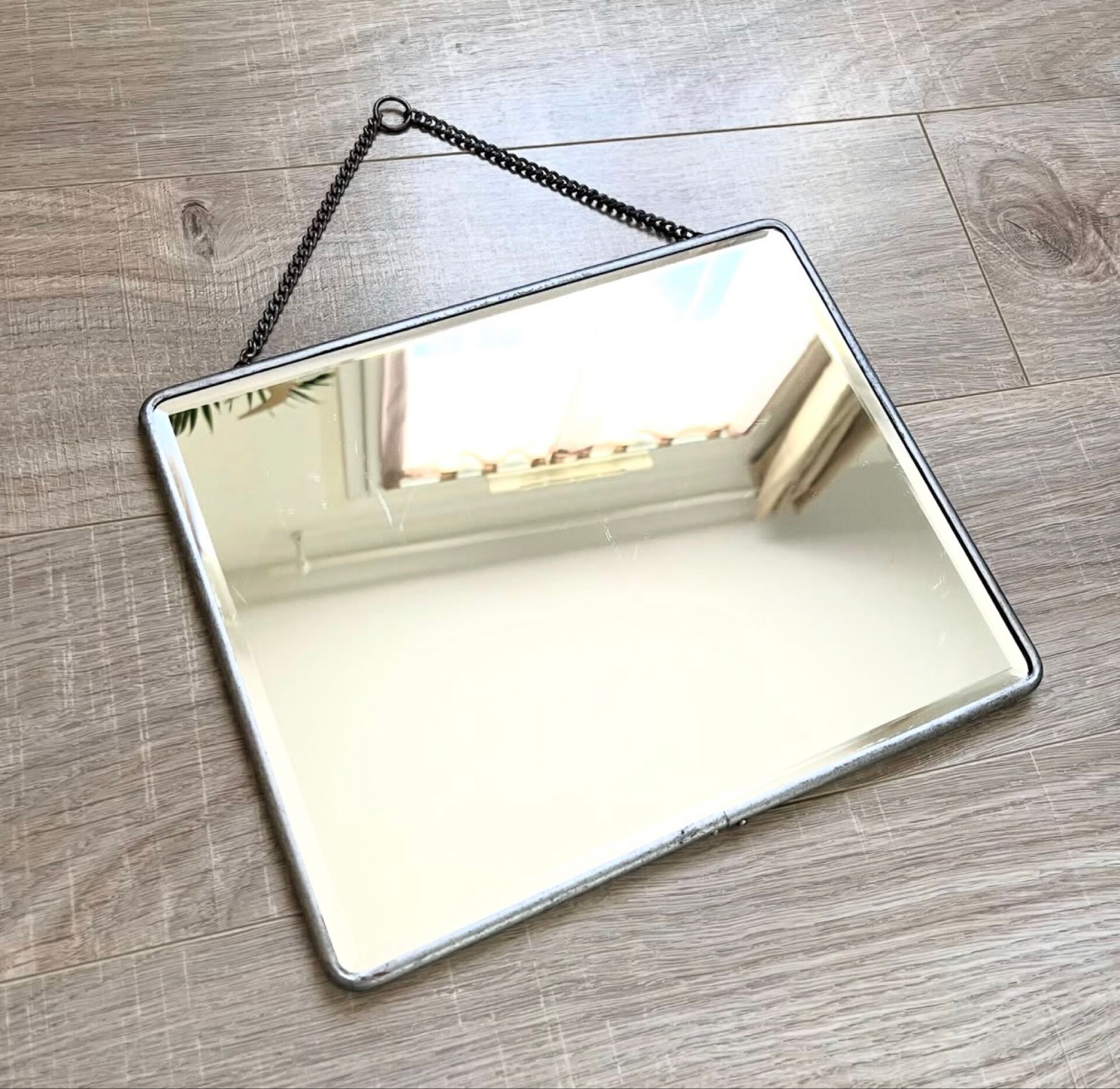 Vintage barber mirror