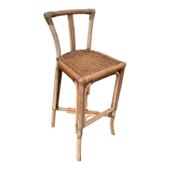 Rattan stool