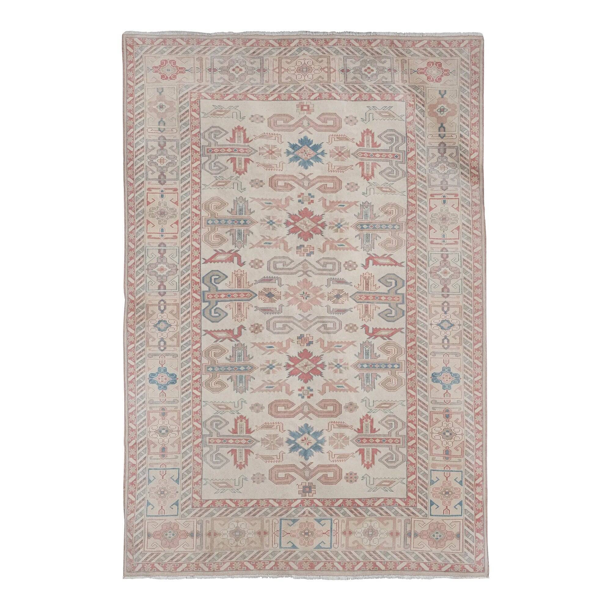 Vintage handmade Turkish rug 175x254 cm