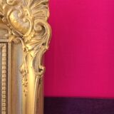 Gold mirror Napoleon lll, 50 x 42cm