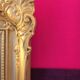 Gold mirror Napoleon lll, 50 x 42cm