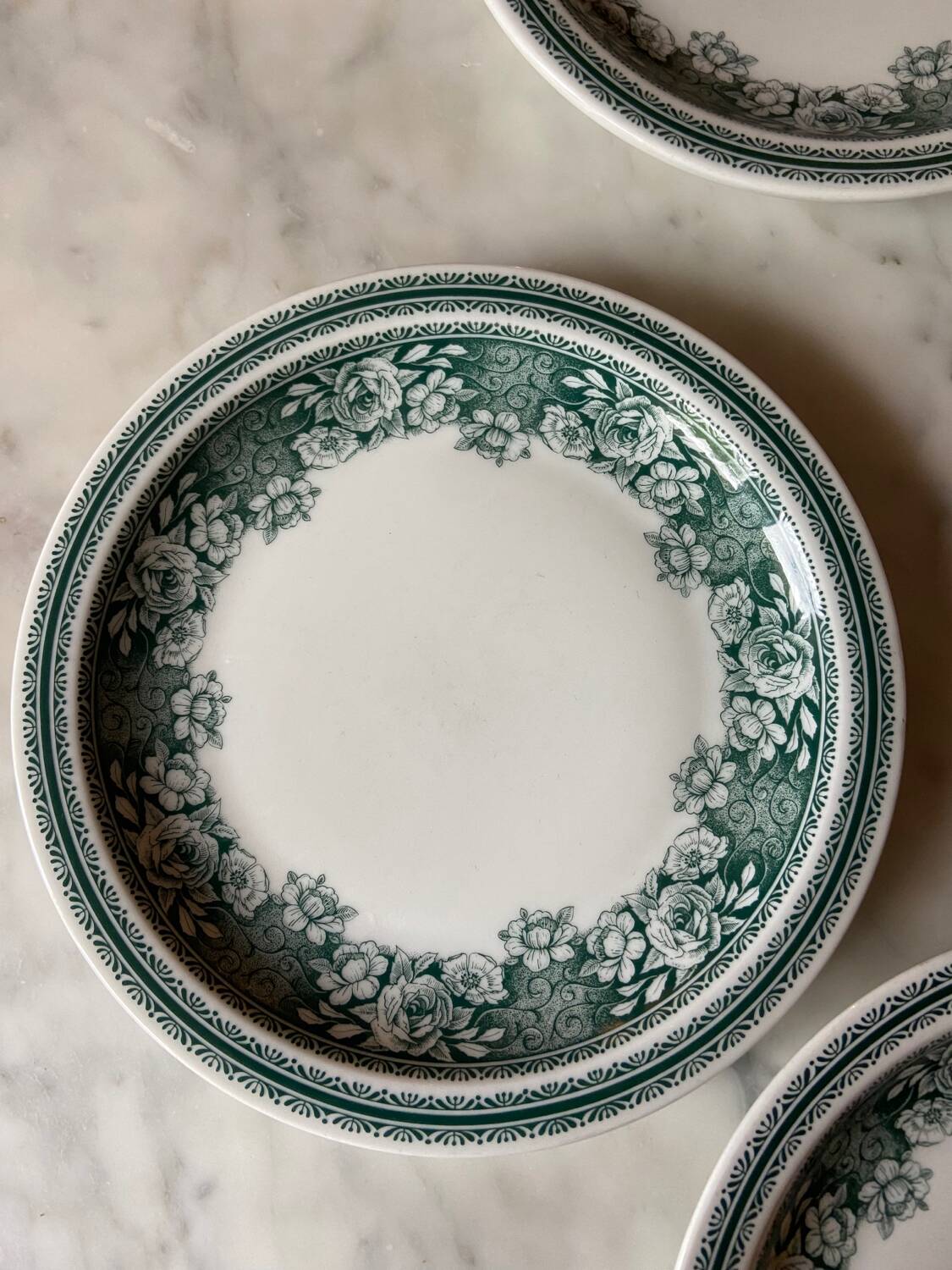 Série de 6 assiettes vintage