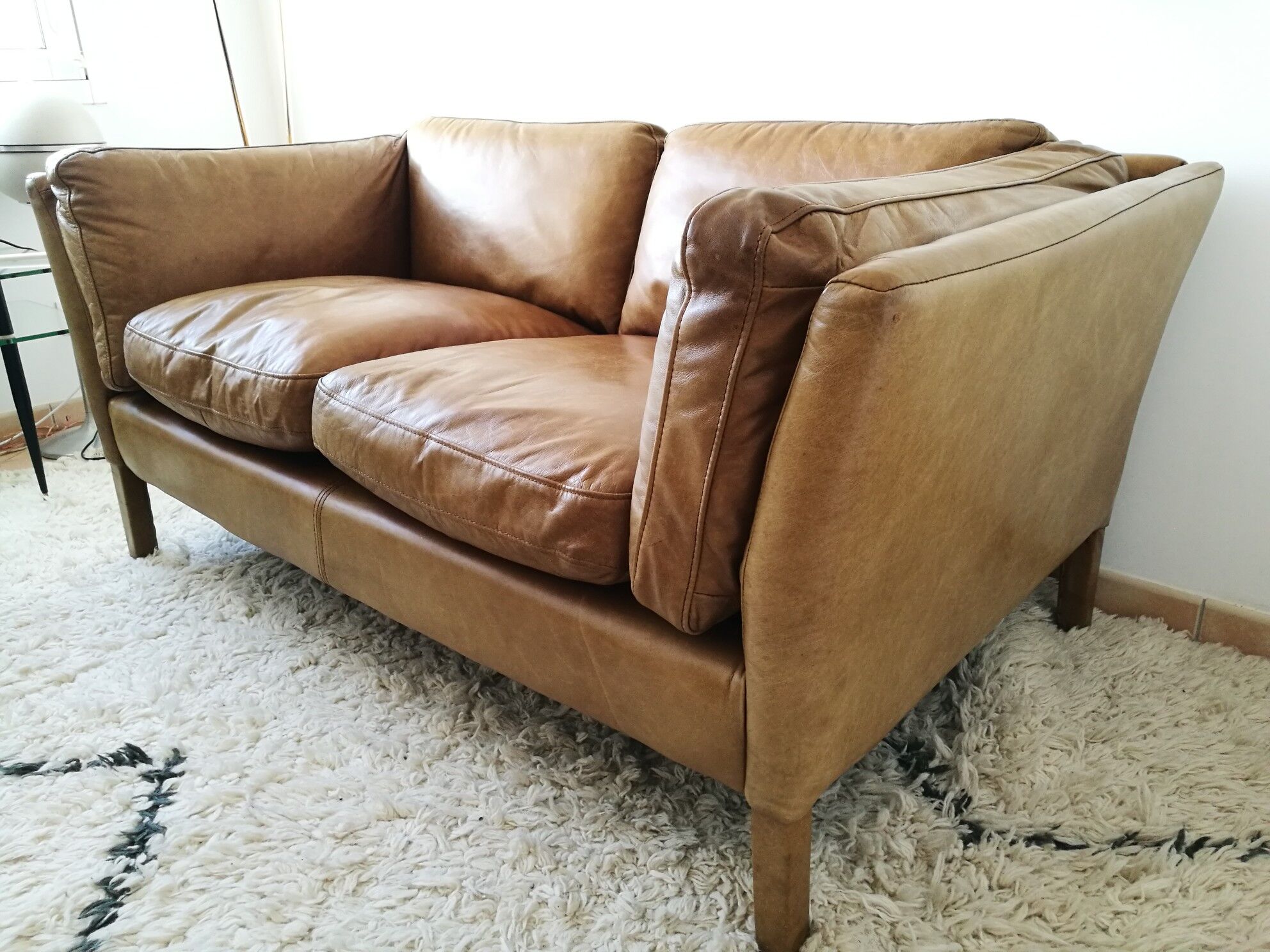 Vintage leather sofa