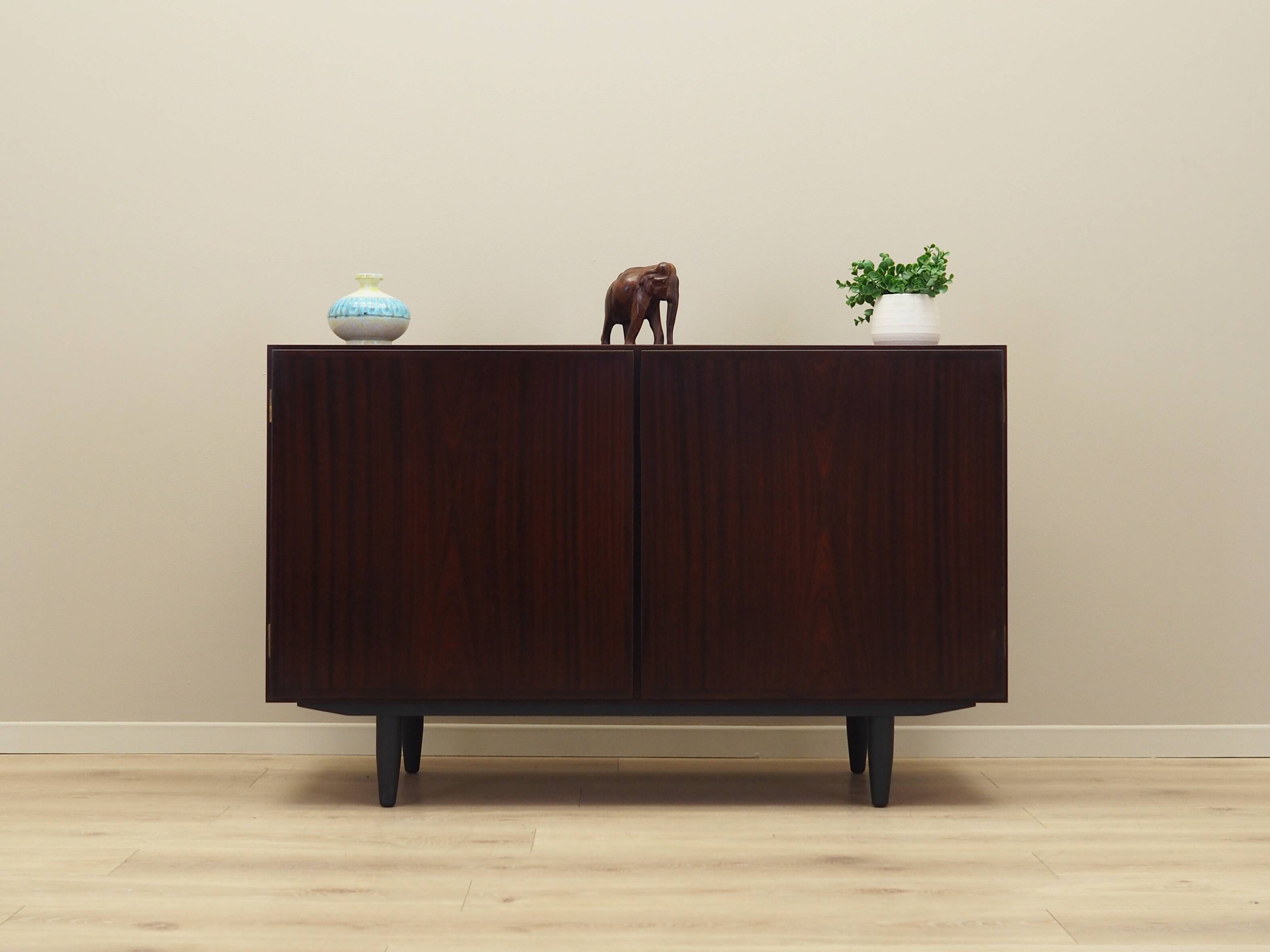 Mahogany cabinet, Danish design, 1970s, manufactured by Omann Jun