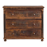Commode ancienne avec poignées en porcelaine (c.1920) #77