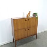 Palissander fineer Palette Möbel kast met 4 vakken en ronde grepen